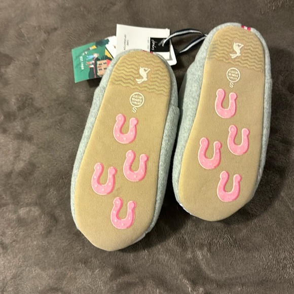 Joules Childrens Slippet Felt Mule Slippers With Horse Applique - Picture 3 of 3